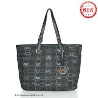 michael kors logo monogram groot zwart bakken Online Winkel n8sqa612